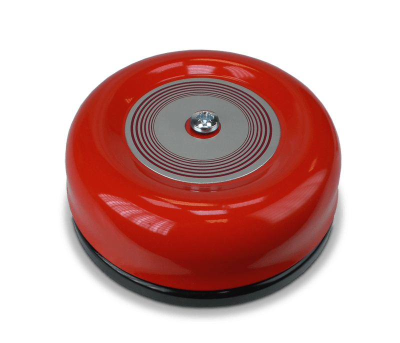 IESS - CAMPANA INCENDIO CON TIMPANO IN ACCIAIO.