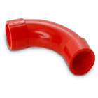 IESS - CURVA 90 IN ABS ROSSO-25 MM (SU RICH)
