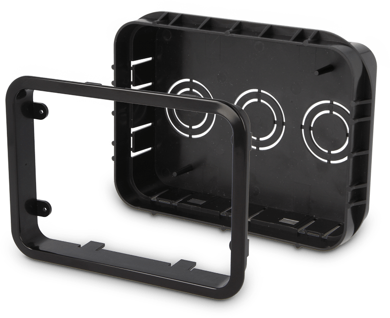 IESS - KIT SCATOLA INCASSO E CORNICE PER ESSENZ EBOX