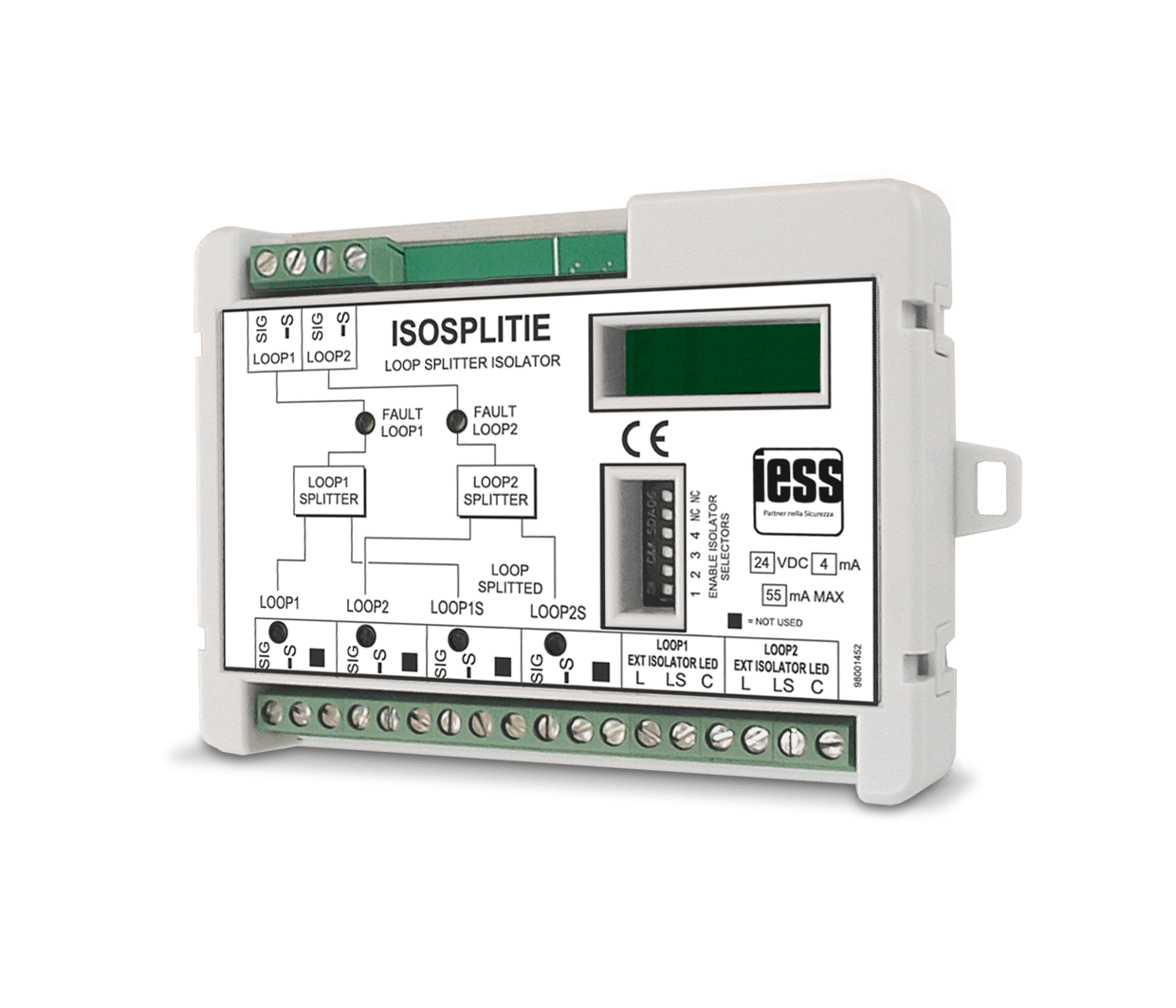 IESS - MODULO ISOL DUPLIC DI LOOOP IN BOX X IE