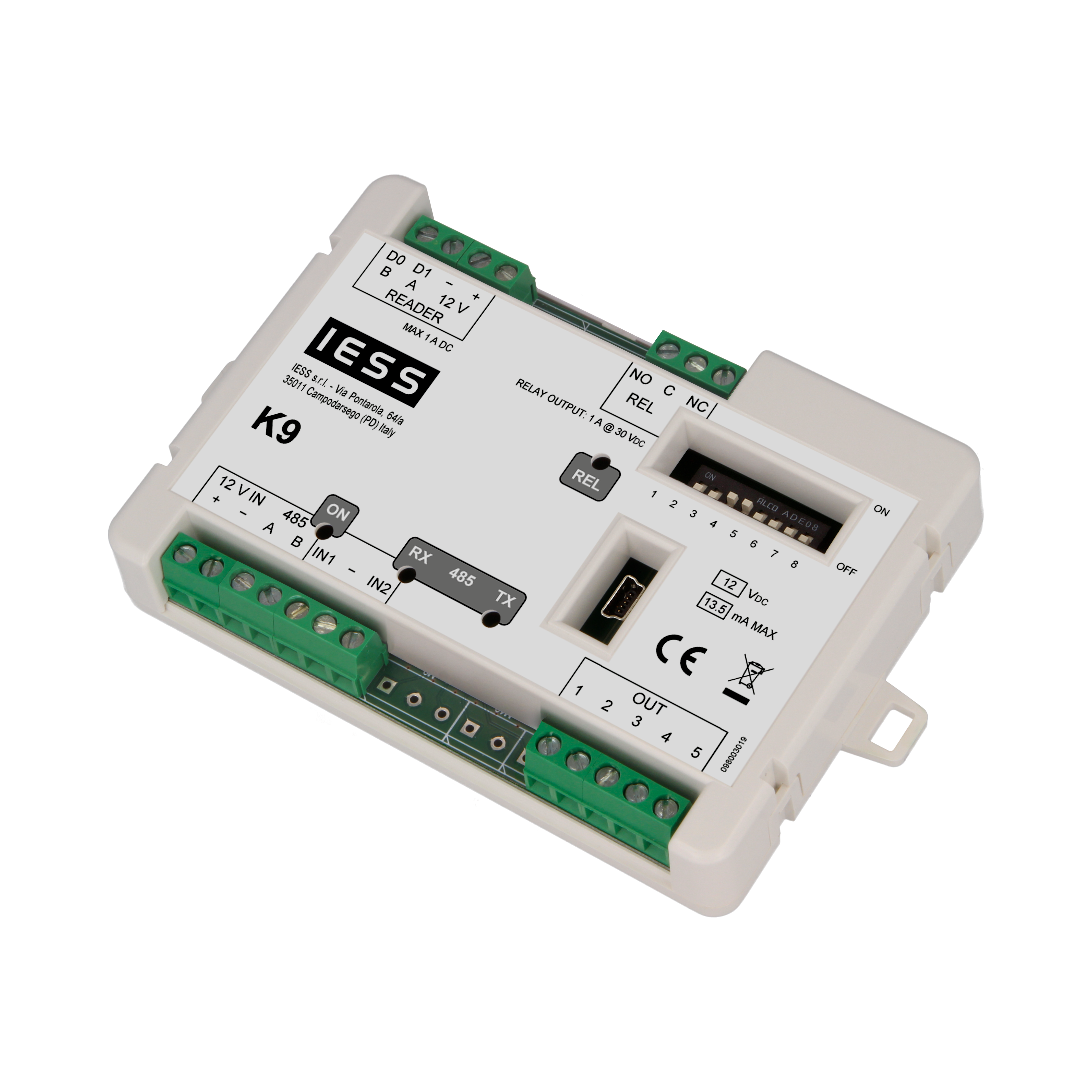 IESS - MOD. INSERITORE RS485 X LETTORI KEY ACCE