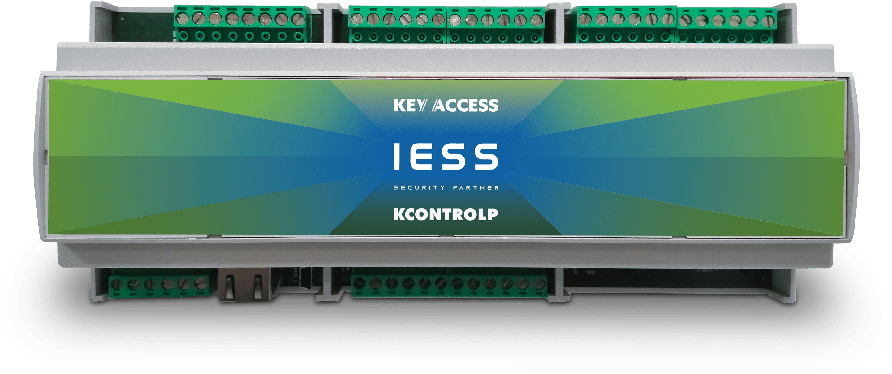 IESS - CONTROLLER SU BARRA DIN 1 VARCO(12V O PO