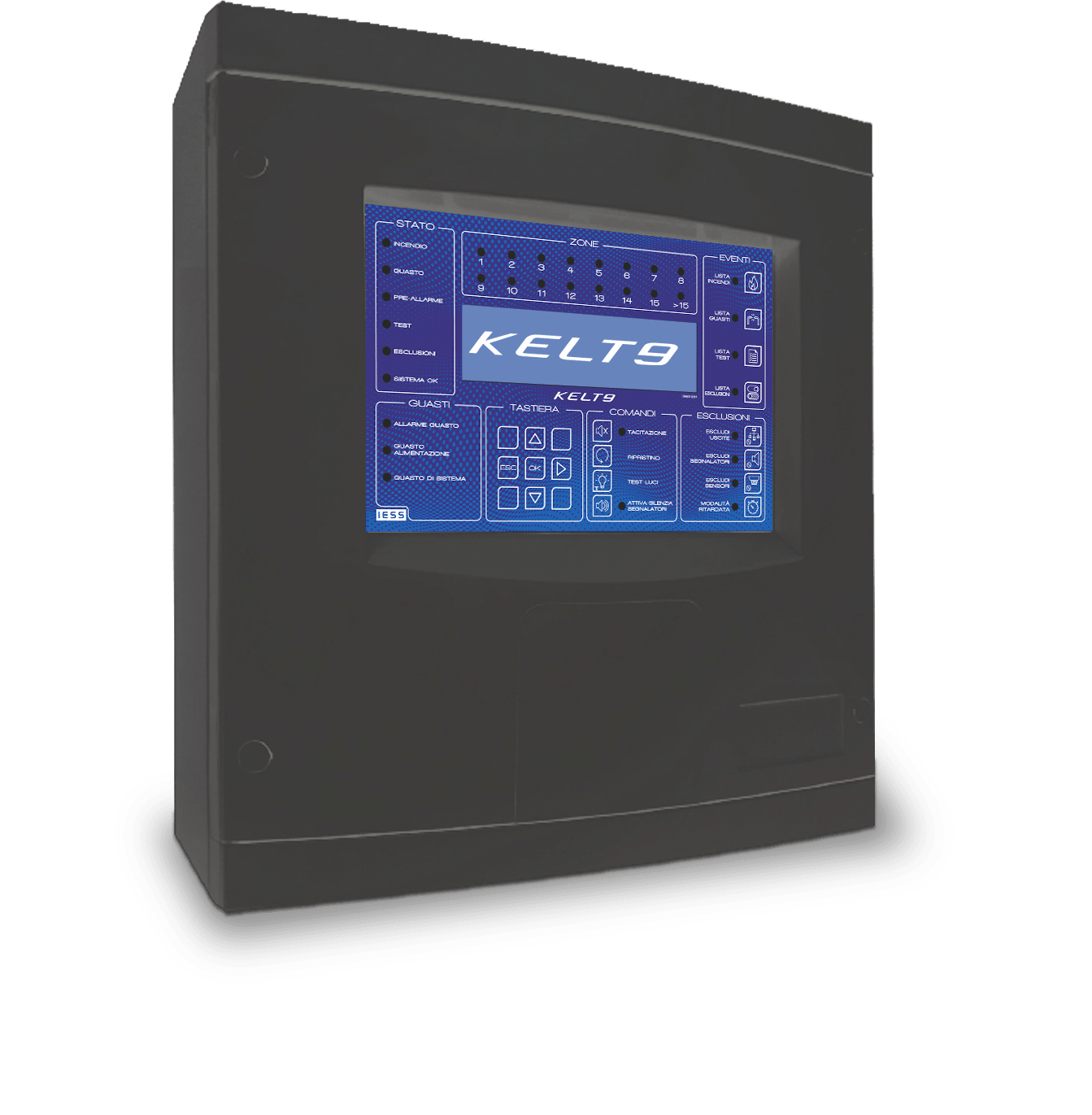 IESS - CENTRALE CON DISPLAY ANAL.IND. DA 1A4 LO