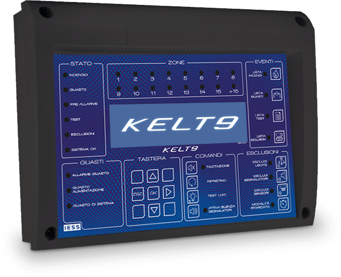 IESS - PANNELLO RIPETITORE X CENTRALI SERIE KEL KELT9CONSOLE
