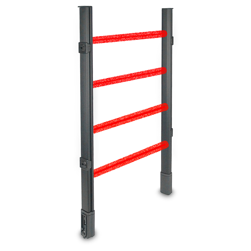 IESS - BARRIERA IR 4 RAGGI RAVVICINATI IN 52.5 LKIR504