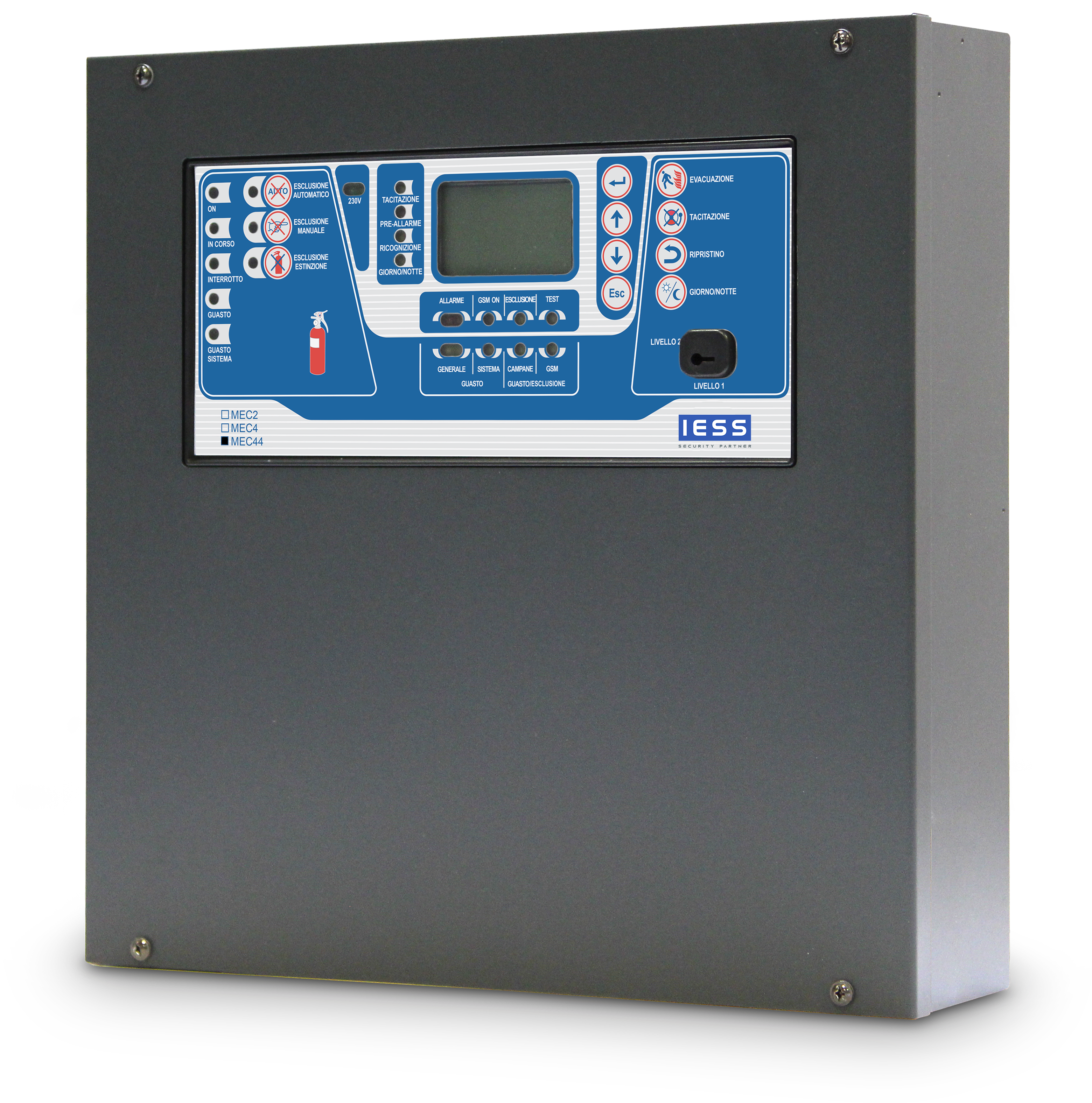 IESS - CENTRALE INCENDIO CONVENZ. 4 EXP 44 ZONE