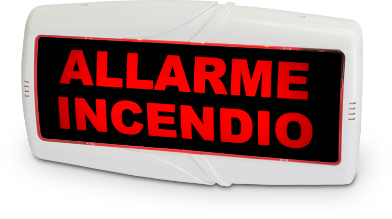 IESS - TARGA OTTICO ACUSTICA MONOFOCCIALE