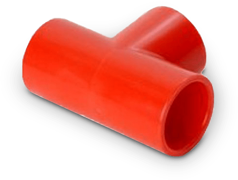 IESS - RACCORDO T - ABS ROSSO X TUBI25 MM(SU RI