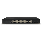IESS - SWITCH MANAGED 24 PORTE POE 4 FIBRA 400W
