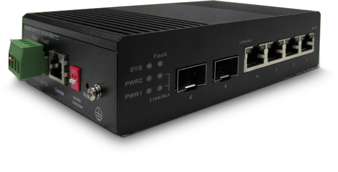 IESS - SWITCH INDUSTRIALE MANAGED POE 7P DIN 12