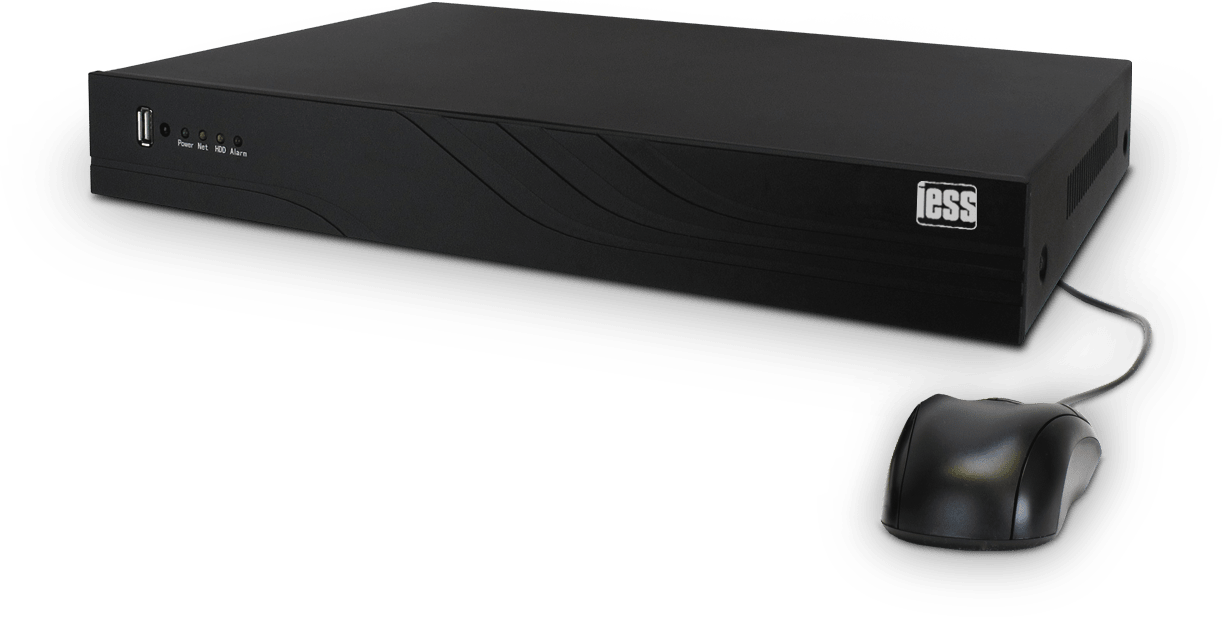 IESS - NVR LINEA FIRST, 4 FLUSSI, 4 PORTE POE