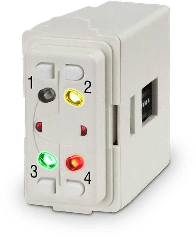 IESS - LETTORE RS485 4 TASTI BTICINOMAGIC BIANC