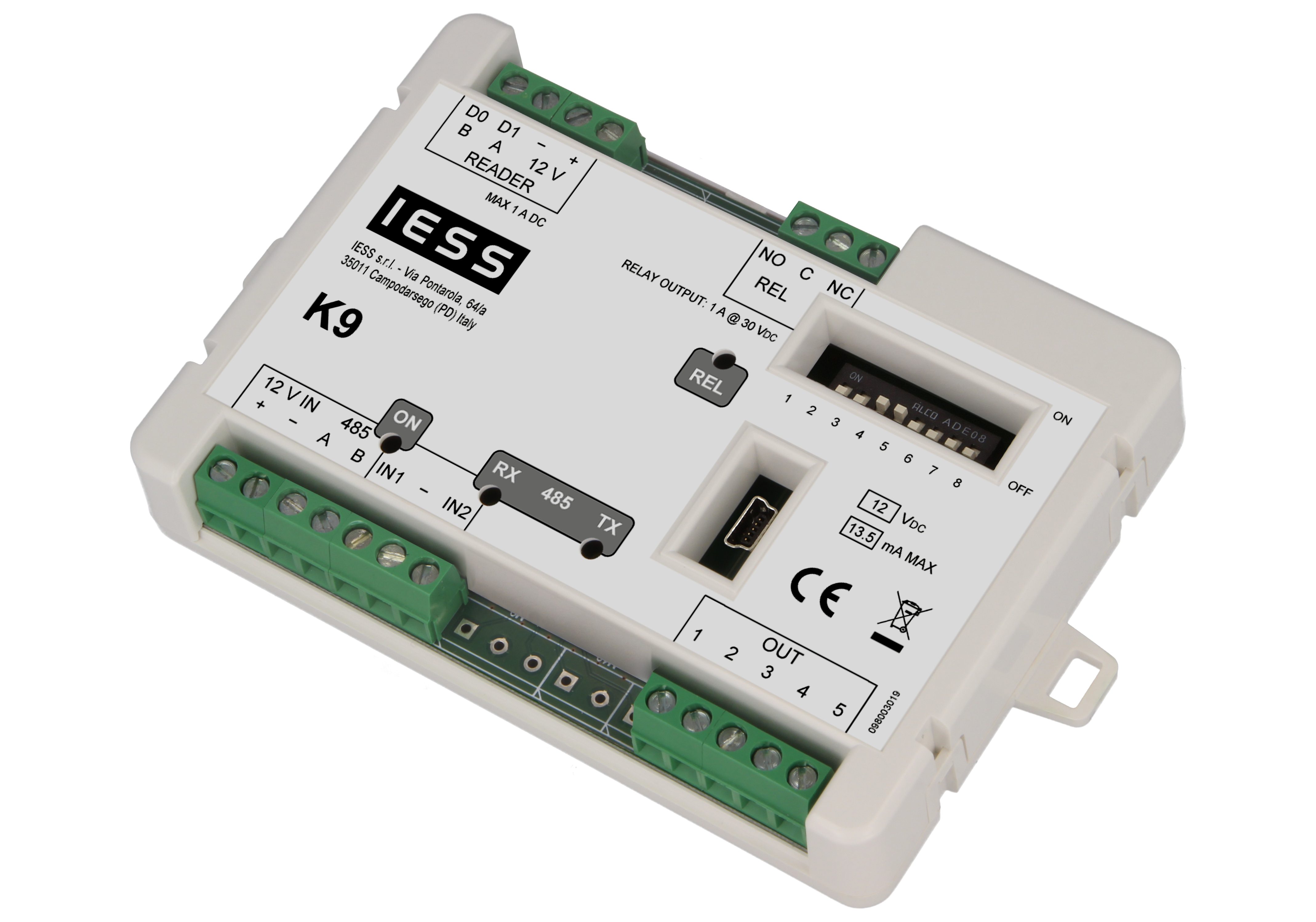 IESS - MODULO PASSIVO KEY ACCESS X SINGOLA PORT
