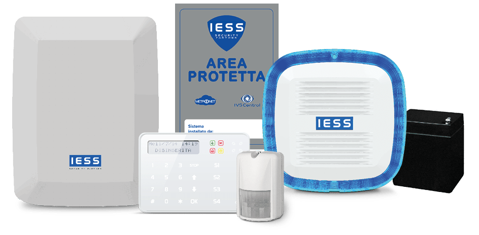 IESS - KIT F24 + SIRENA ESTERNA QUEEN