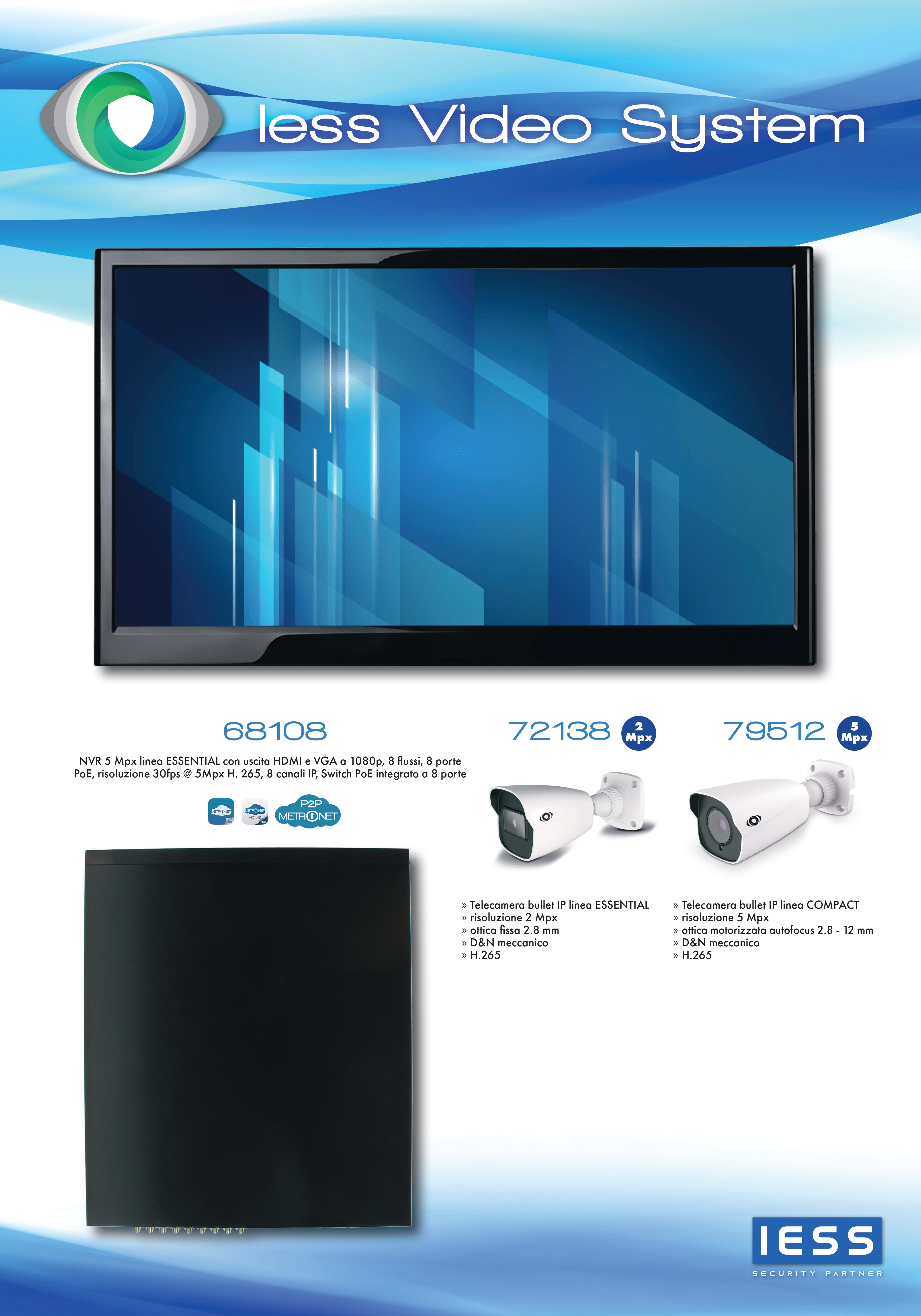 IESS - PANNELLO TVCC IVS 70X100 CON GRAFICA