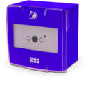 IESS - PULSANTE CONV. A PRESSIONE BLU RIPRIST.
