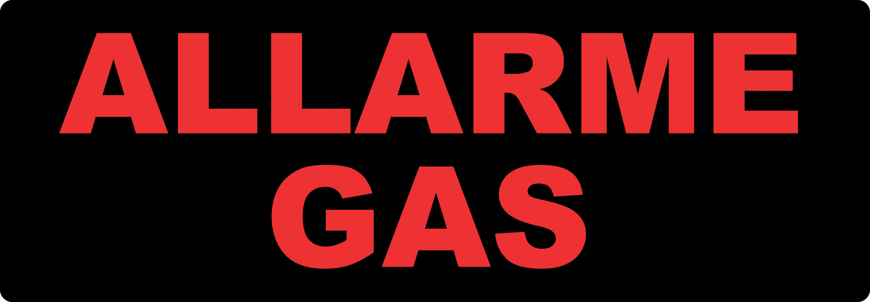 IESS - TARGA X SOL50 'ALLARME GAS'