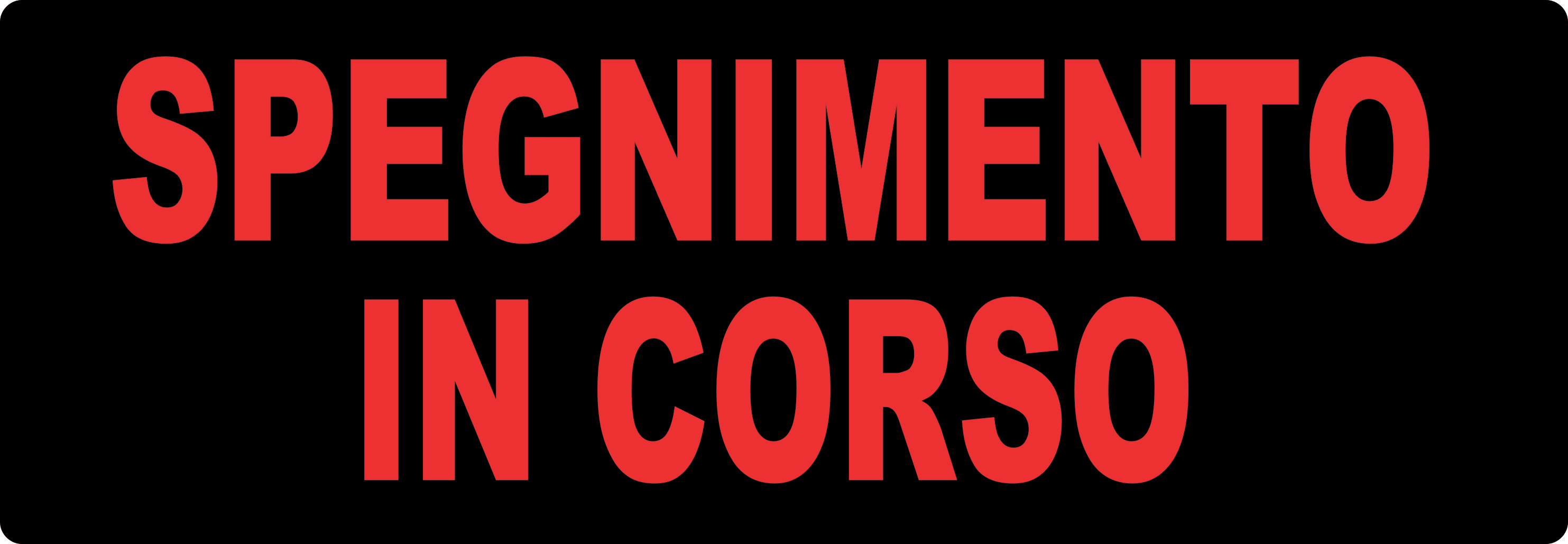 IESS - TARGA X SOL50 'SPEGNIMENTO IN CORSO'