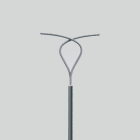 IGUZZINI ILLUMINAZIONE - PALO INTER.FE.D=159 H=7643 C/BRAC.CURV.D