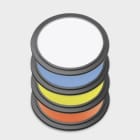 IGUZZINI ILLUMINAZIONE - VETRO DIFFONDENTE D=145 PER IROLL 65 GRA