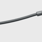 IGUZZINI ILLUMINAZIONE - BRACCIO CURVO FE. ZINC.C/FLANG.L=900 PAL