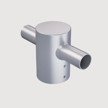 IGUZZINI ILLUMINAZIONE - TESTAPALO DOPPIO FE.ZINC. PER PALO D=102 3.6165.015.0