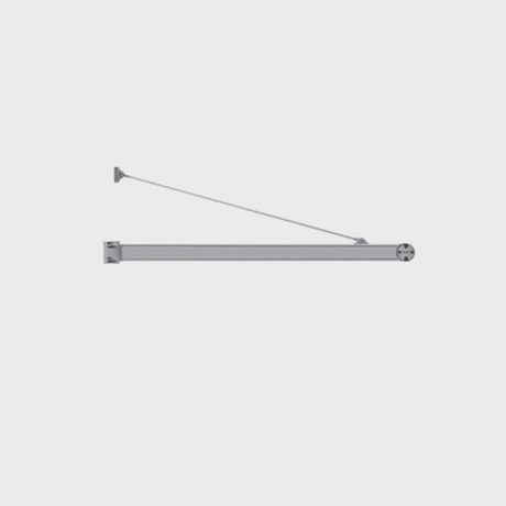 IGUZZINI ILLUMINAZIONE - BRAC.SING.ALL.L=900 C/FLAN+TIRA.X PALO D 3.B437.015.0