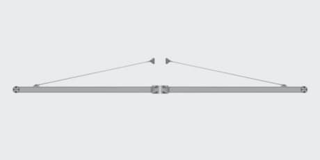 IGUZZINI ILLUMINAZIONE - BRAC.DOPP.ALL.L=1500 C/FLAN+TIRA.X PALO