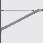 IGUZZINI ILLUMINAZIONE - BRACCIO SINGOLO INCLINATO FE.L=900 PER N