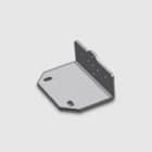 IGUZZINI ILLUMINAZIONE - STAFFA AD 'L' ACC.X CORNICIONI 76X115 X