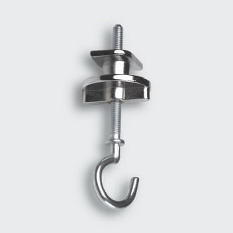 IGUZZINI ILLUMINAZIONE - GANCIO IN ZAMA PER BINARIO STANDARD E IN 3.MWW9.010.0