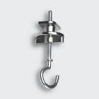 IGUZZINI ILLUMINAZIONE - GANCIO IN ZAMA PER BINARIO STANDARD E IN 3.MWW9.010.0