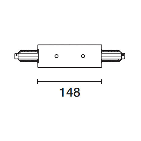 IGUZZINI ILLUMINAZIONE - GIUNTO ALIMENTAZ.DIRETTO PER BINARIO INC 3.MXY5.001.0