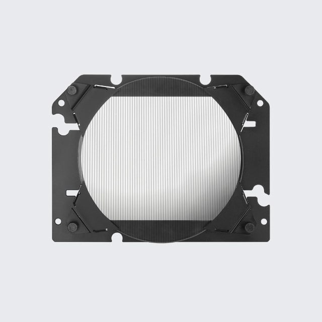 IGUZZINI ILLUMINAZIONE - VETRO MILLERIGHE D=132 C/PIASTR.PER PLAT