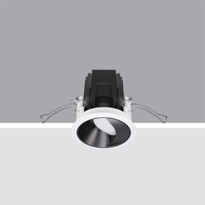 IGUZZINI ILLUMINAZIONE - LASER TONDO D75 FRAM.LED WARM 3000K WALL 3.P370.743.0