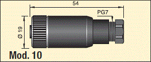 AECO - MOD.10 M12 A CABLARE