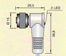 AECO - MOD.14/4 M12 PNP/LED LC5