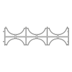 INDUSTRIE POLIECO MPB - SELLETTA TRE GOLE DIAM.125 PVC