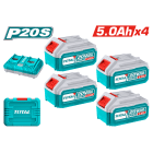 INECO - VAL 4 BATT. 5A CHG.DOPPIO 8A