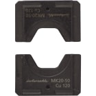 INTERCABLE TOOLS - Matrici esagonali terminali MT Cu 35-50mmq per utensili 50 kN MK145E-50