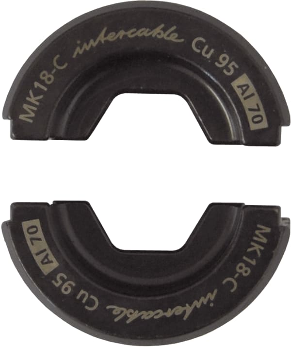 INTERCABLE TOOLS - Matrici esagonali fune elicord 50mmq per utensili 130 kN