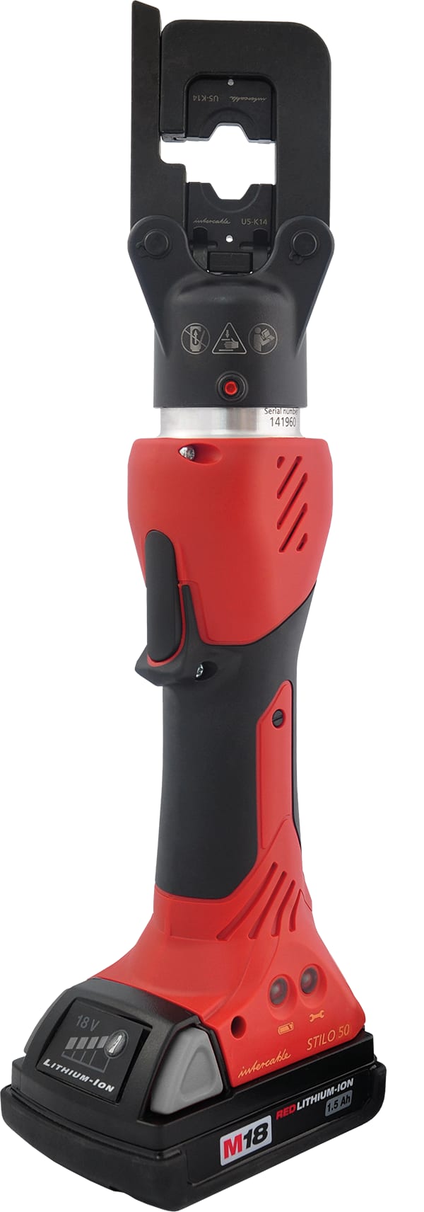 INTERCABLE TOOLS - PRESSA OLEODINAMICA A BATTERIA 50KN CON