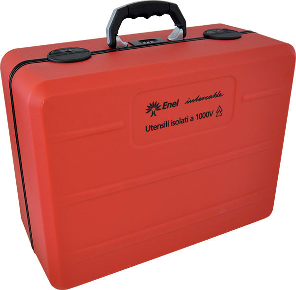 INTERCABLE TOOLS - Valigia utensili isolati 1000V per lavori sotto tensione e su linee BT vuota