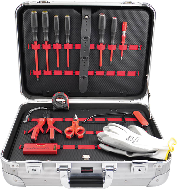 INTERCABLE TOOLS - VALIGIA IN ALLUMINIO ALU DOTATA