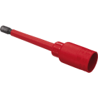 INTERCABLE TOOLS - Inserto maschio lungo C10 (3/8") esagono 4mm isolato 1000V
