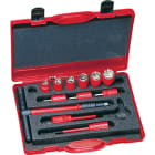 INTERCABLE TOOLS - Set chiave a crichetto Set Base Chiave a T 1/2" isolati 1000V