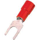 INTERCABLE TOOLS - Terminale isolato DIN 46237 0,5-1mm² M4 rosso, forcella
