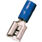 INTERCABLE TOOLS - Innesto femmina isolato 1,5-2,5mm² 6,3x0,8 blu ottone stagnato
