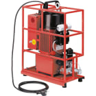 INTERCABLE TOOLS - Pompa elettro-oleodinamica a rete 230V portate commutabili per l'alimentazione di testate idrauliche