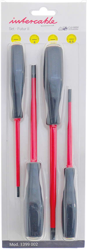 INTERCABLE TOOLS - Set giraviti isolati 1000V FUTUR II blister